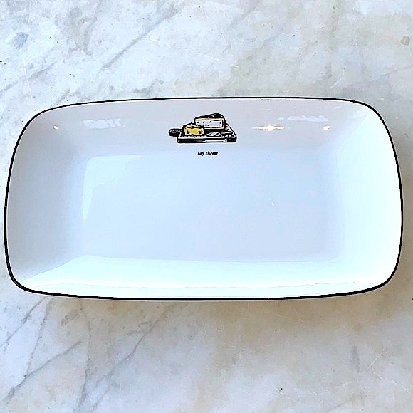 KATE SPADE NEW YORK LENOX HORS D’OEUVRES TRAY NEW CONCORD SQUARE CAUSE A STIR - Picture 4 of 8